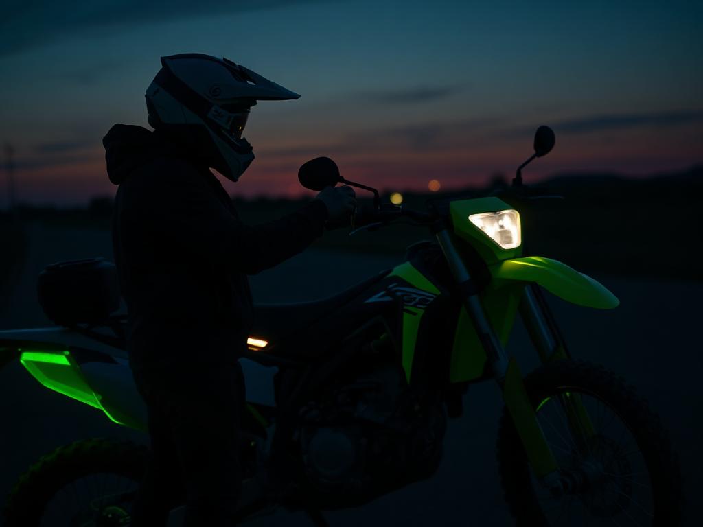 Jazda elektrycznym motocyklem S&S Ride w terenie