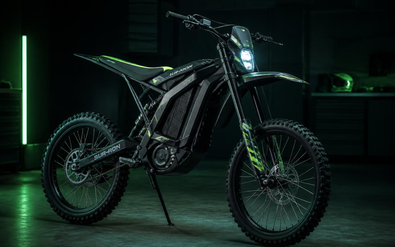 Elektryczne enduro w garażu S&S Ride