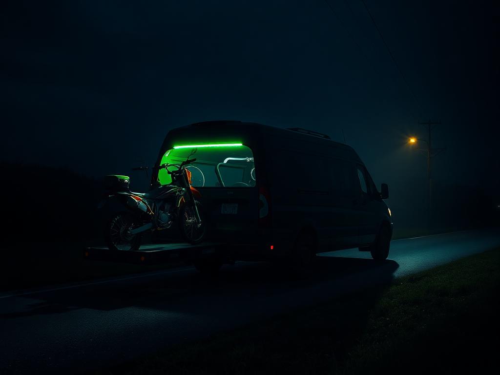 Nocny dowóz motocykli elektrycznych pod adres klienta